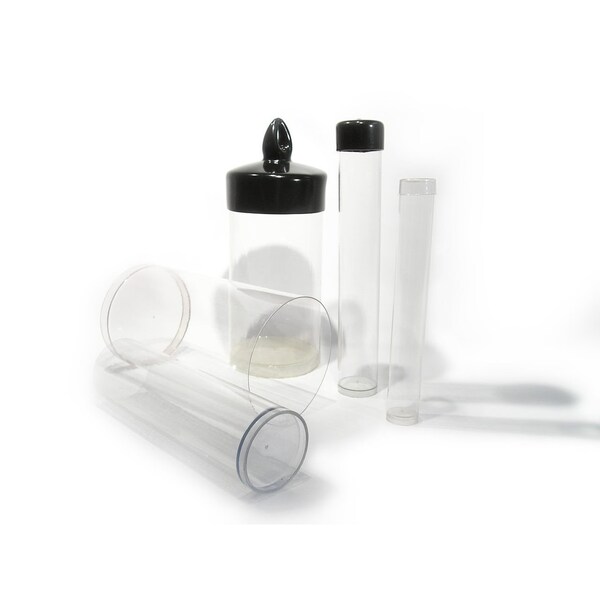 Visipak PermaSeal Pak-HW-0.838-0.022-PETG-CLEAR-4.750-WELD BOTTOM-476050-TWIST TIE 553788 - main